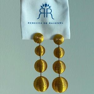 Pre-Owned Rebecca de Ravenel 4-Drop Bonbon Earrings in Gold